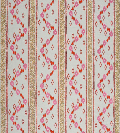 Chine Stripe Fabric - Pink 