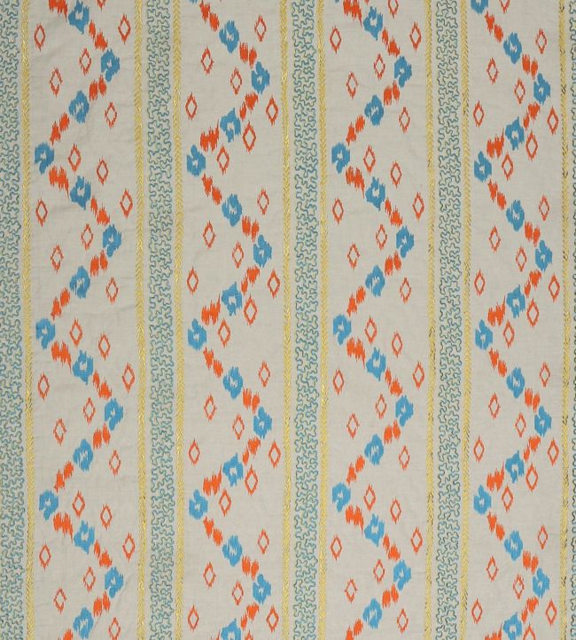 Chine Stripe Fabric - Multicolor 