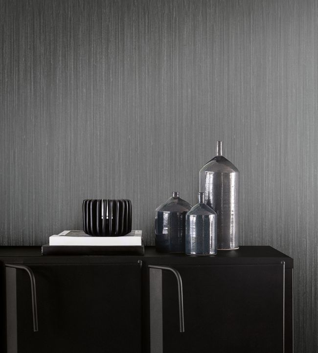 Subtle Stripe Room Wallpaper 2 - Gray