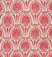 Acanthus Fabric - Red