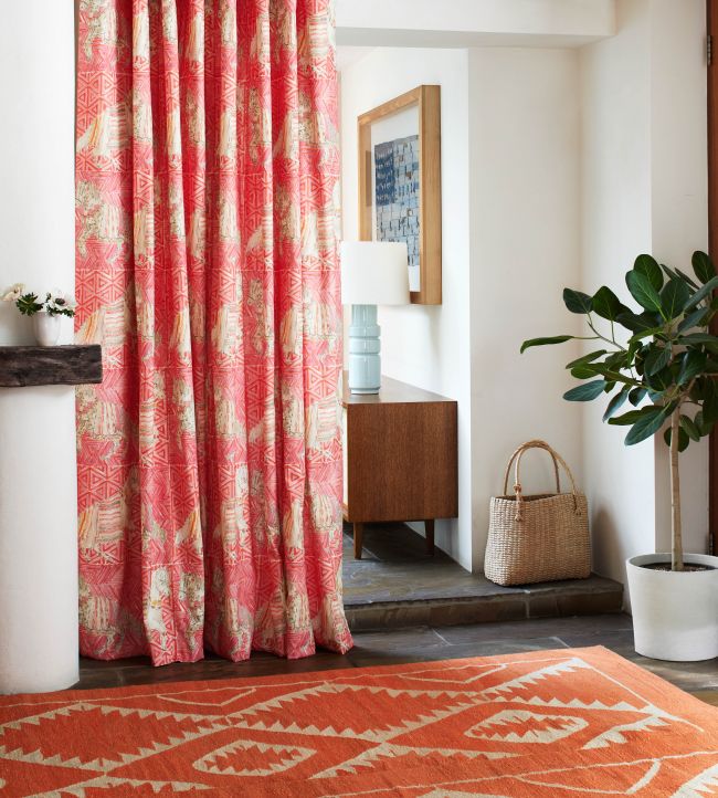 Azteca Room Fabric - Pink