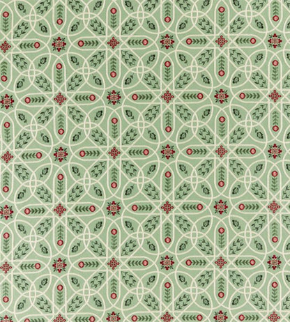 Brophy Embroidery Fabric - Green 