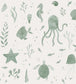Della Nursey Wallpaper - Green