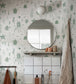 Della Nursey Room Wallpaper - Green