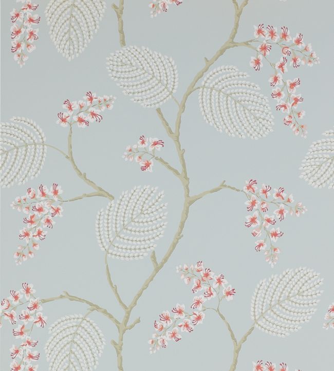 Atwood Wallpaper - Silver - Colefax & Fowler