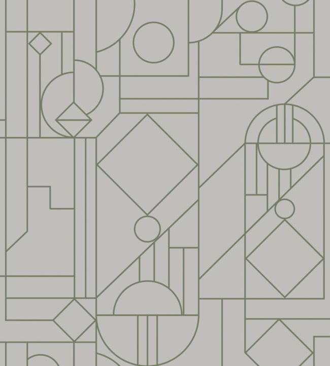 Lush Wallpaper - Gray