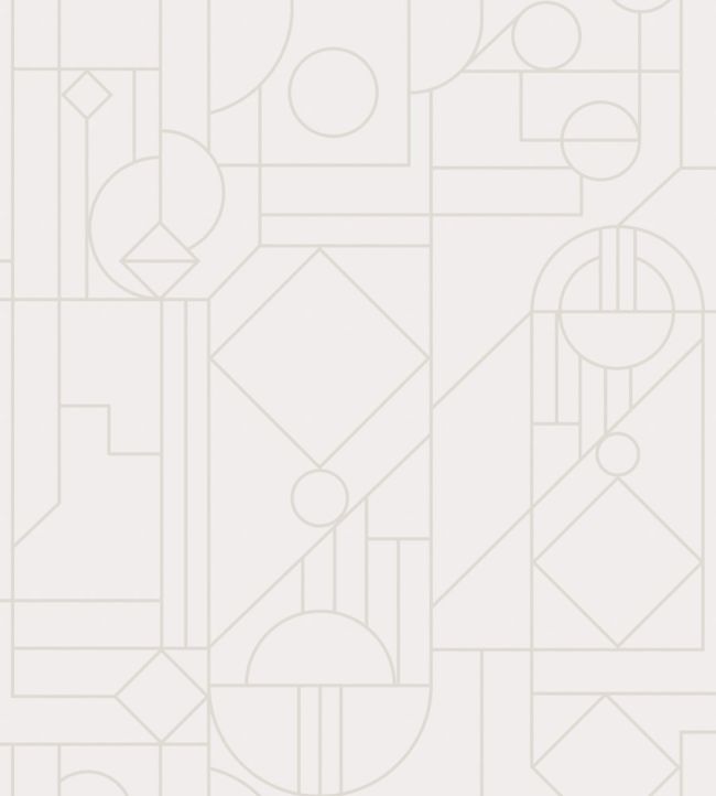 Lush Wallpaper - White