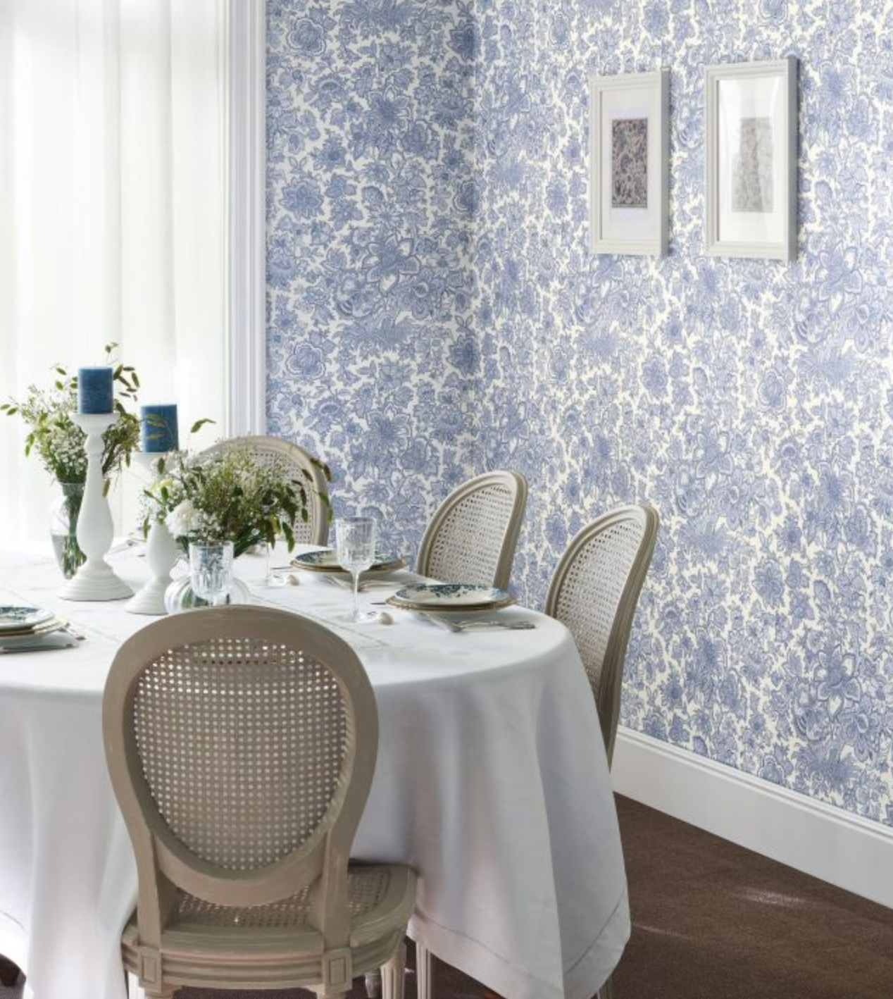 Provence Room Wallpaper - Blue