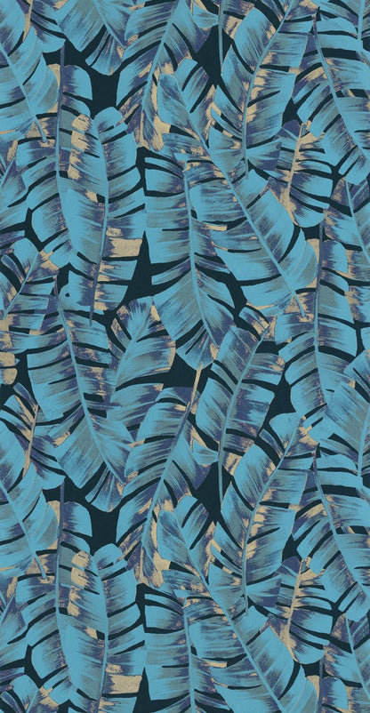 Folium Wallpaper - Blue
