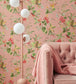 Floris Room Wallpaper - Pink