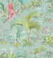 Palm Scenes Wallpaper - Teal 