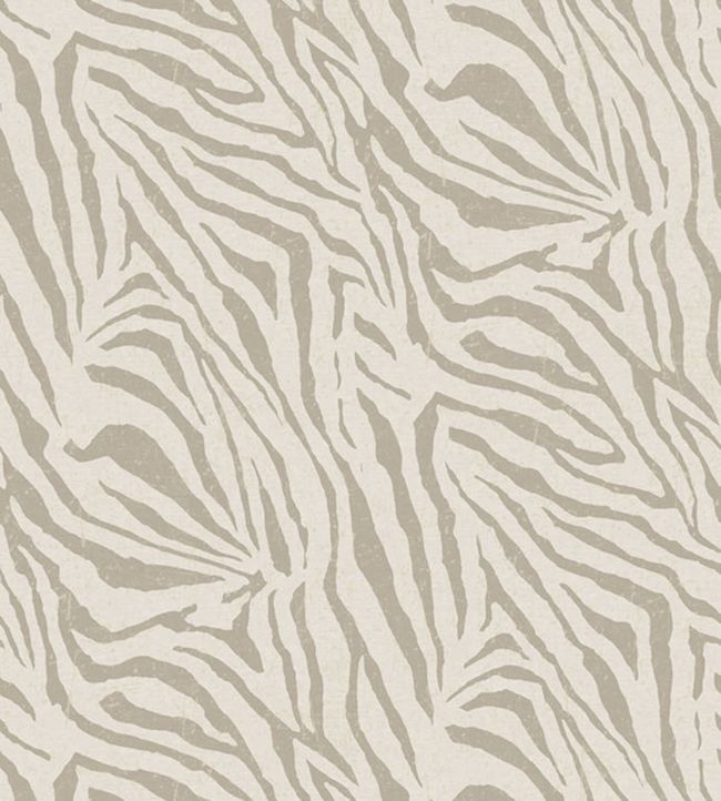 Zebra Wallpaper - Cream 