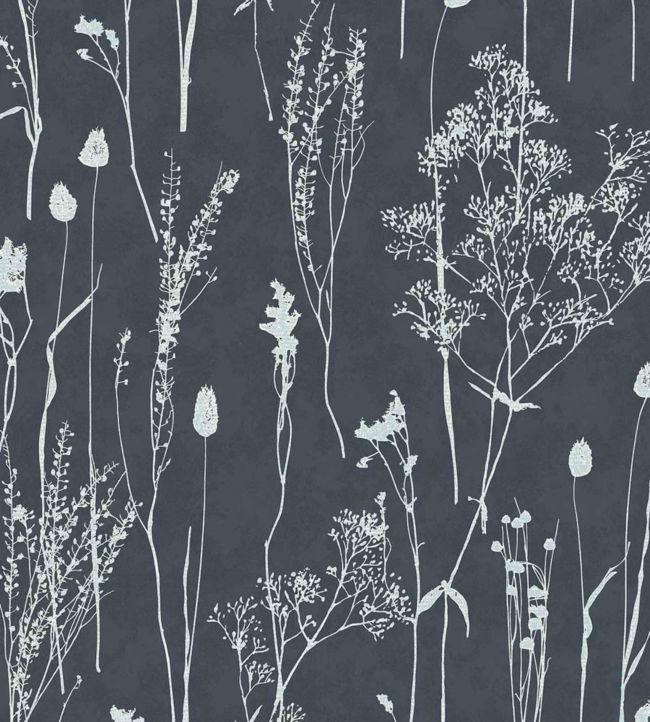 Delicate Botanicals Wallpaper - Blue 
