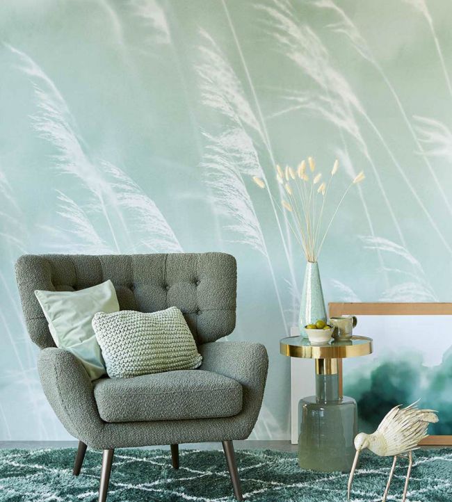 Breeze Room Wallpaper - Blue