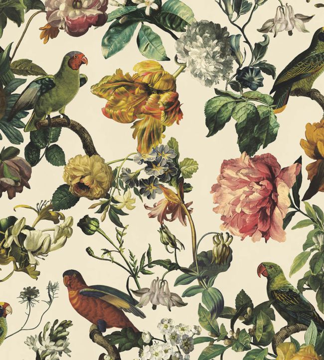 Enchanted Floral Wallpaper - Cream