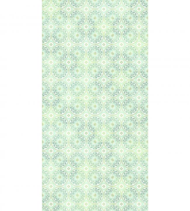 Classic Tiles Wallpaper - Green