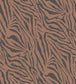 Zebra Wallpaper - Brown 