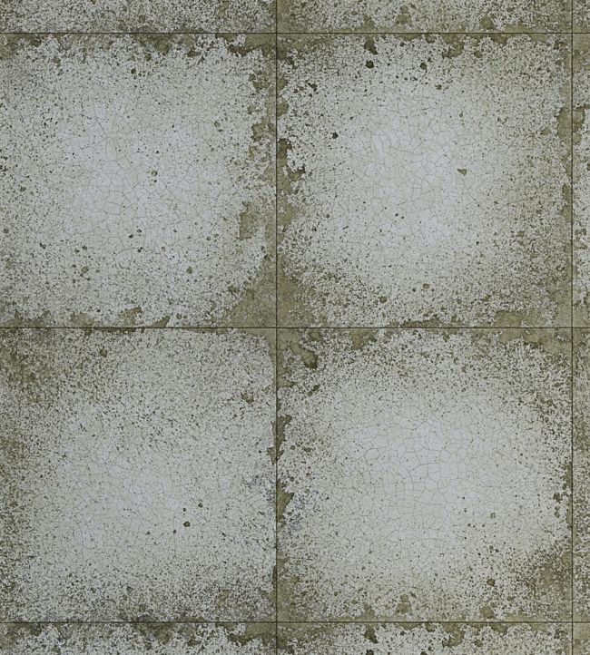 Lustre Tile Wallpaper - Gray - Zoffany