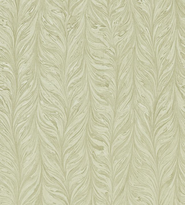 Ebru Wallpaper - Green