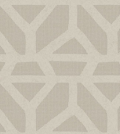 Irregular Geometry Wallpaper - Cream