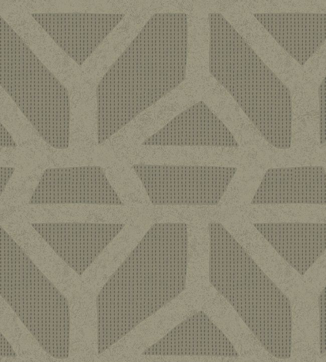 Irregular Geometry Wallpaper - Gray