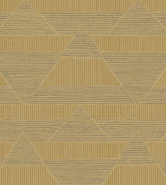 Striped Peaks Wallpaper - Sand 