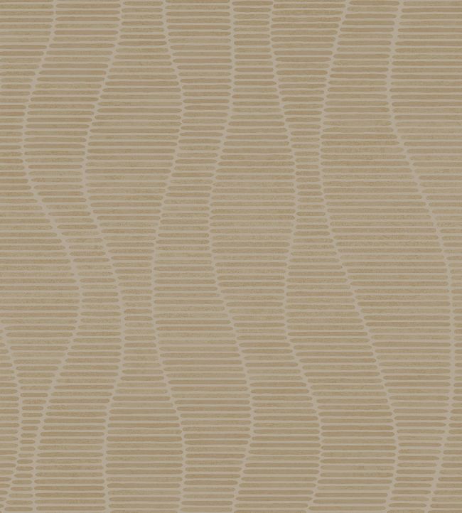 Straight Waves Wallpaper - Sand