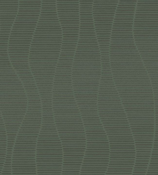 Straight Waves Wallpaper - Green 