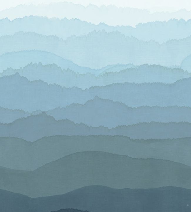 Wray Wallpaper - Blue - Zoffany