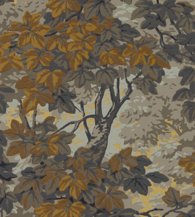 Richmond Park Wallpaper - Yellow - Zoffany