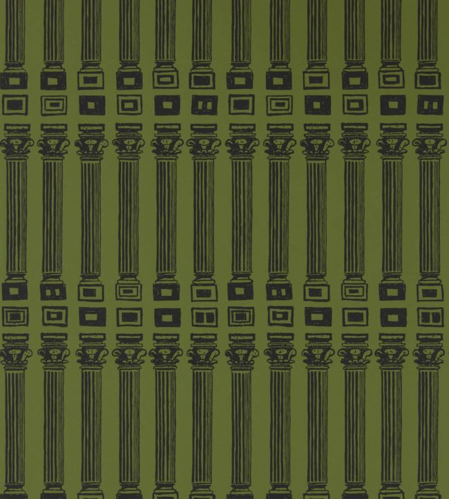 Columns Wallpaper - Green 