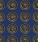 Medallion Wallpaper - Blue - Zoffany