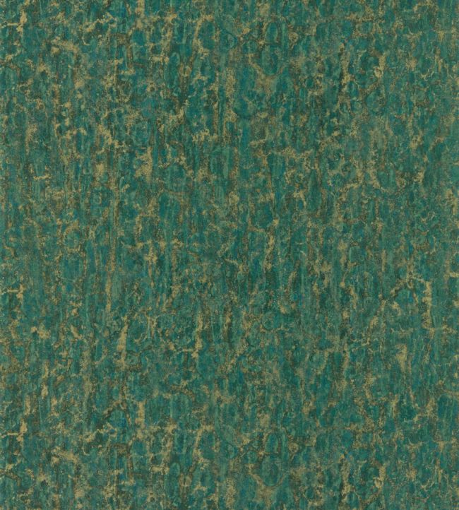 Moresque Glaze Wallpaper - Green - Zoffany