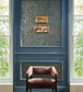 Moresque Glaze Wallpaper - Blue - Zoffany