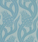 Persian Tulip Wallpaper - Blue - Zoffany