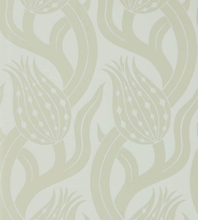 Persian Tulip Wallpaper - Sand - Zoffany