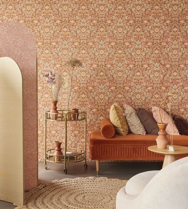Floral Bloom Room Wallpaper - Sand