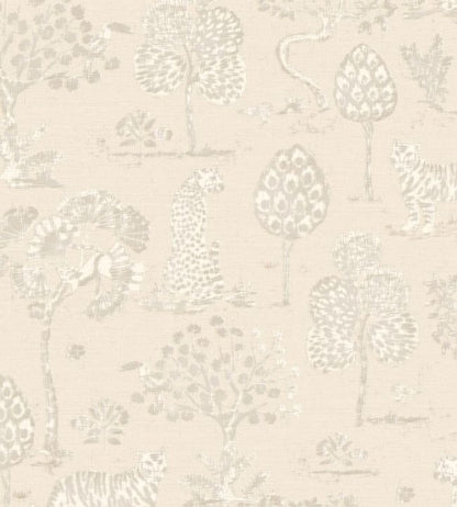 Woodland Wallpaper - Cream 