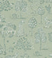 Woodland Wallpaper - Green 