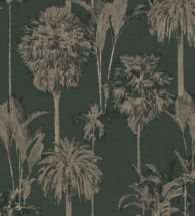Tropical Oasis Wallpaper - Green 