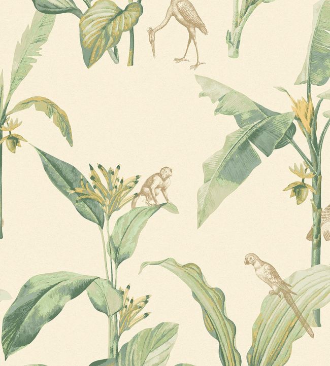 Botanical Oasis Wallpaper - Cream