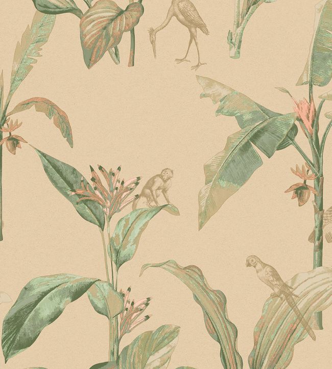 Botanical Oasis Wallpaper - Pink