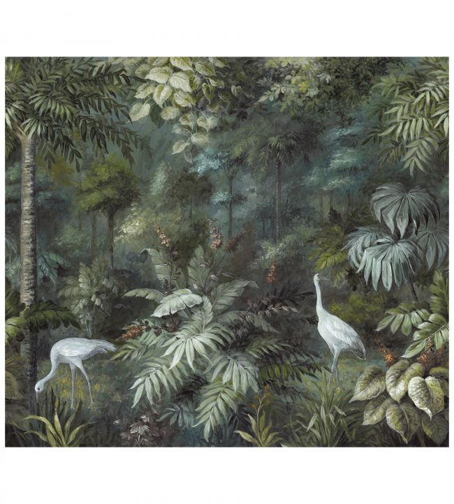 Enchanted Bird Room Wallpaper 3 - Green