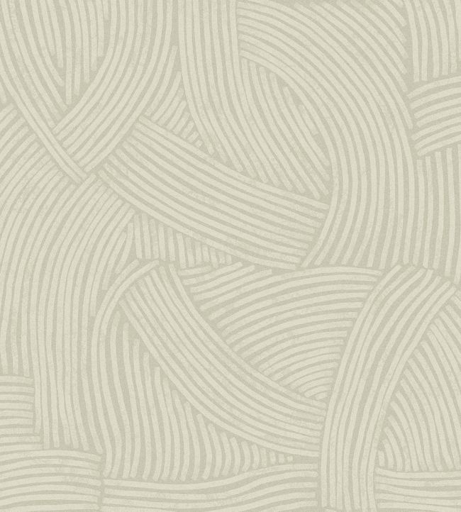 Directional Curve Wallpaper - Cream