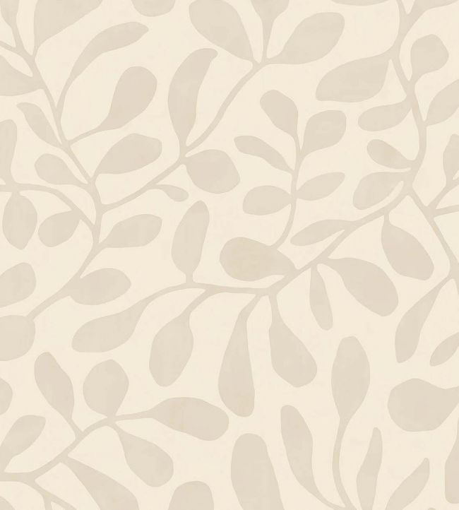 Natural Growth Wallpaper - Cream