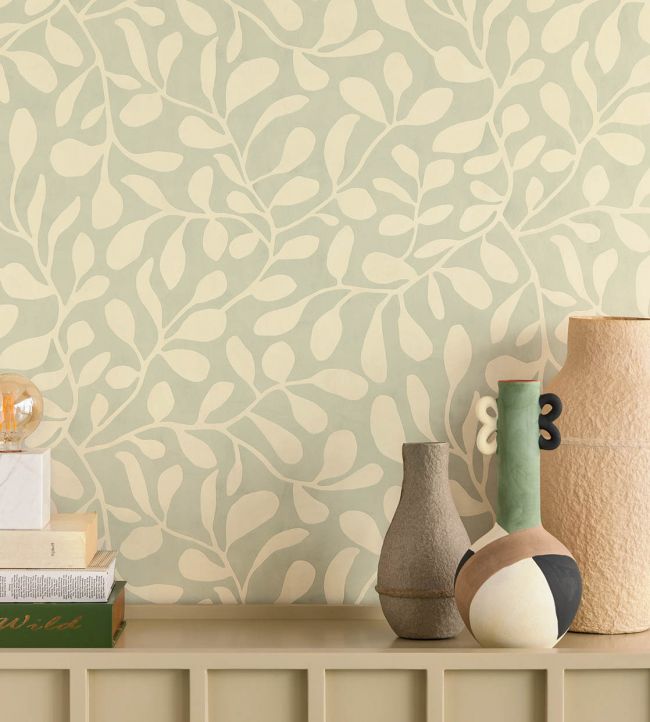 Natural Growth Room Wallpaper - Green