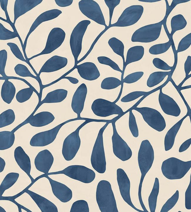 Natural Growth Wallpaper - Blue 