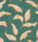 Torn Botanical Wallpaper - Green