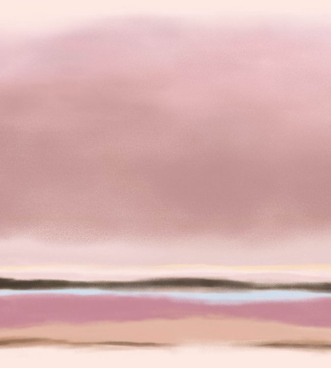 Dusky Horizon Wallpaper - Pink