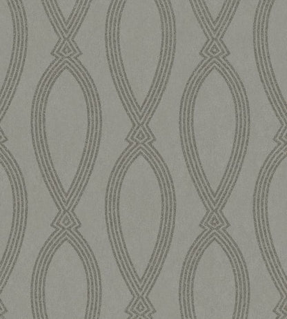 Knot Wallpaper - Gray